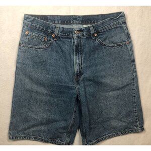 Levi's 550 Jean Shorts Relaxed Fit Medium Wash Denim Jorts Men's Size 34